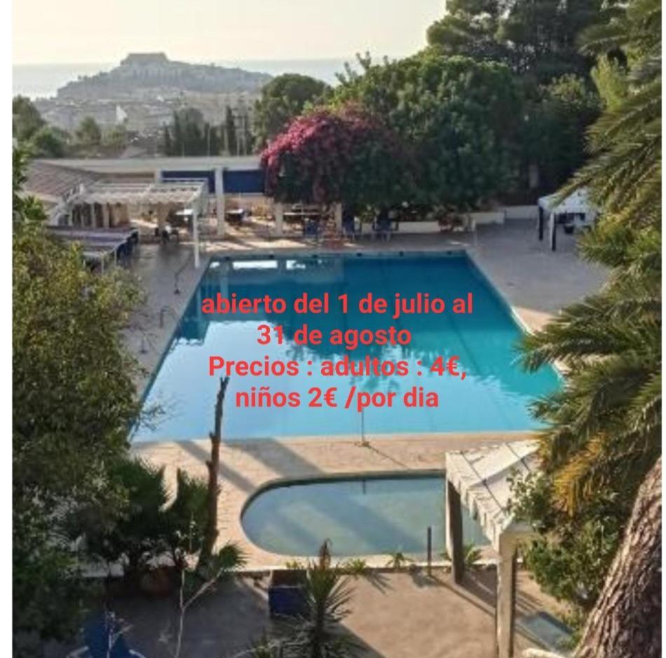Charmant Appartement Avec Vue Sur Le Chateau De Peñíscola 外观 照片